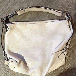 Versace hobo white or cream leather bag